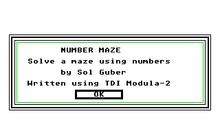 Number Maze